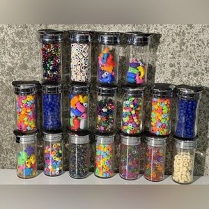 Large Mixed Craft Bead Lot Alphabet Pony Heart Animal Bulk